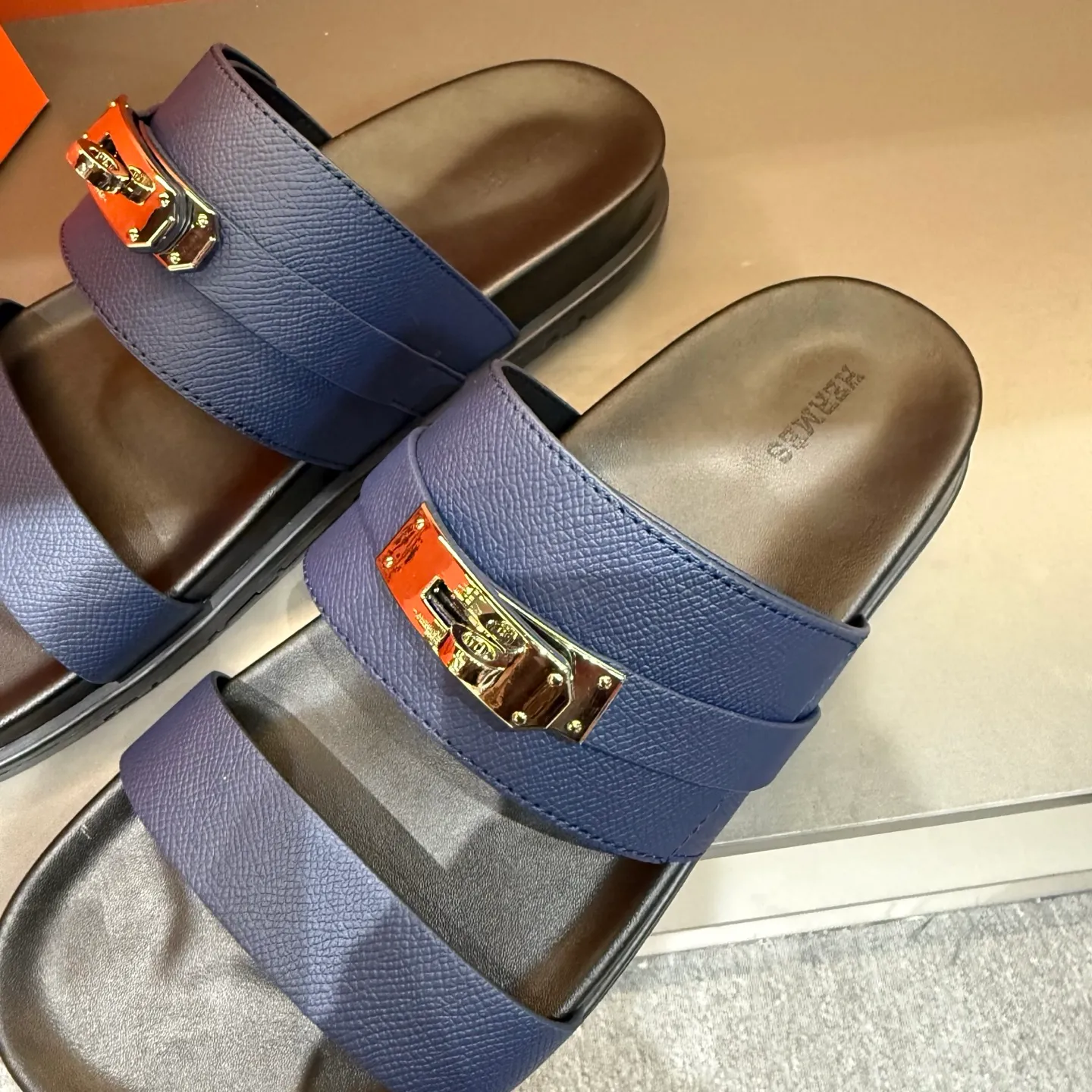 Men's shoes 💰300, size 38-45, the new 2014 summer Hermes shoes are the same as the original ones, handmade by masters! ❥High-end customization, exclusive products, the highest version in the industry⚠❥Using: Hermers upper: (pursuing top walking comfort) ✨Top quality on sale━━━━Hermes━━━━━
